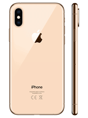 Telekom - Apple iPhone XS - gold / hinten