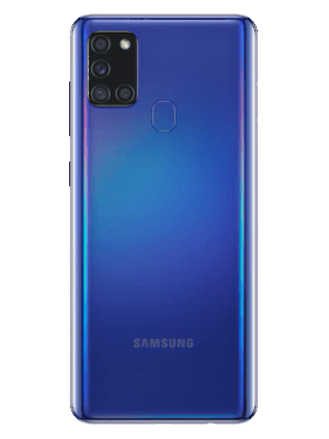 Telekom - Samsung Galaxy A21s - blau / blue (hinten)