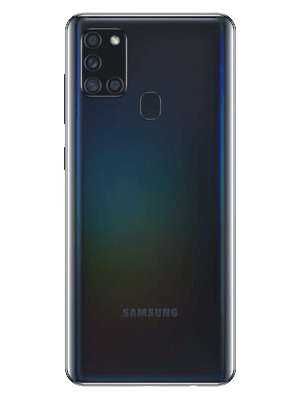 Telekom - Samsung Galaxy A21s - schwarz / black (hinten)