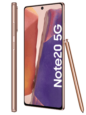Telekom - Samsung Galaxy Note20 5G - kupfer / mystic bronze