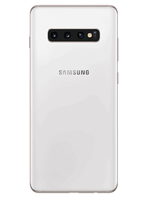 Telekom - Samsung Galaxy S10+ - weiß / ceramic white (hinten)