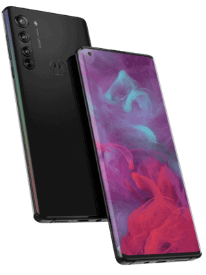Telekom - Motorola Edge 5G - schwarz / seitlich