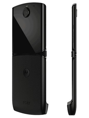 Telekom - Motorola Razr 5G - schwarz / seitlich