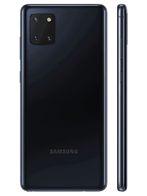 Telekom - Samsung Galaxy Note10 Lite - aura black / schwarz / hinten