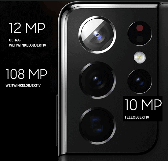Kamera vom Samsung Galaxy S21 Ultra 5G